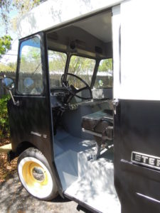 Step van sliding door